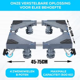 ApexArte® Wasmachine Verhoger - Wasmachine Kast - Wasmachine Ombouw — thumbnail 5
