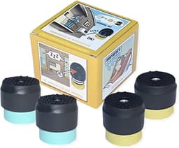 Trillingsdemper - Veer Demper - Airco Buitenunit - Ingewerkte Veren - 70-120kg - Zwart — thumbnail 3