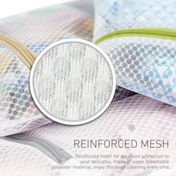 Waszakken, Wasmachine-Waszakken, Herbruikbare En Duurzame Mesh-Waszakken Voor Delicate Blouses, Kousen, Ondergoed, Bh's, Lingerie En Babykleding - 5 Verschillende Maten — thumbnail 5