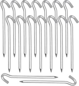 Stevige tentharingen van aluminium, 20 stuks, stabiele grondankers voor camping en buitenactiviteiten, tentaccessoires — thumbnail 1