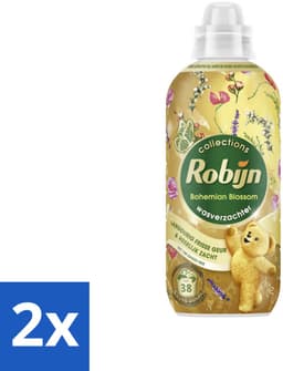 2 x Robijn – Wasverzachter – Bohemian Blossom – 765 ml - Wasverzachter - Bloemige Geur - Wasverzachter Fles - Kleding Verzorgen - Vezels Beschermen — thumbnail 1