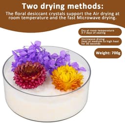 drogen 700 g silicagel voor het drogen van bloemen, silica silicagel — thumbnail 4