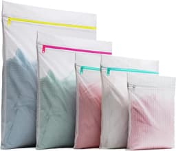Wasmachine wasnetten set van 5 stuks, waszak met rits voor delicate kleding, jassen, schoenen en babykleding — thumbnail 1