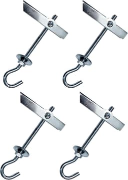 Industrieel | Lente Toggle Wing Bolt Haak M6 | Set van 4 | Stalen Knevelbouten | Toggle Dowel voor het Ophangen van verschillende items zoals lampen | Bevestiging vals plafond, gipsplaten — thumbnail 1