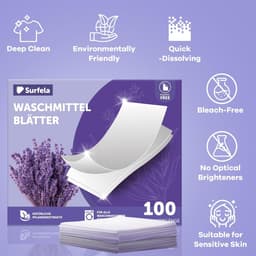 SnelShoppen - Wax bladeren (tot 100 wasbeurten) - Milieuvriendelijk, hypoallergeen, biologisch afbreekbaar, hand- en machinewas, ideaal voor reizen — thumbnail 5