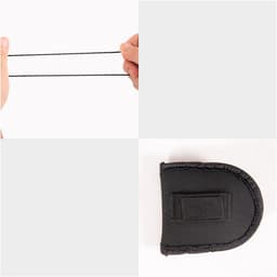 Reis waslijn - Draagbaar droogtouw - Kleding drogen - Winddicht parelontwerp - 350 cm - Zwart — thumbnail 3