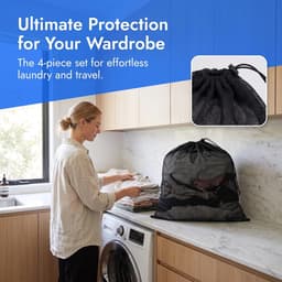4 stuks wasnetten van mesh - wasnetten voor kleding — thumbnail 5