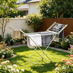 DayeLabel - Elektrisch Wasrek met Verwarming 230W - Opvouwbaar Wasrek - Verwarmd Droogrek - 144×53×91cm - Zilver — thumbnail 2