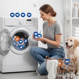 Solidchoice - Anti-Haarbal Wasmachine Vanger voor Dierenharen — thumbnail 5