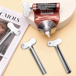 Tandenpasta tube knijpers - roestvrij staal - set van 10 - vermindert verspilling - ShopVlot — thumbnail 5