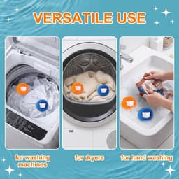 Dierenhaarverwijderaar 12 stuks - Herbruikbare wasballen - Pluisballen voor wasmachine - ShopVlot — thumbnail 5
