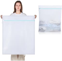 Solidchoice - Grote Wasnet van 70 x 90 cm met Rits — thumbnail 3