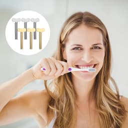 Set van 6 Buis Knijpers voor Tandpasta en Haarverf - Duurzame Dispenser Tools voor Badkamer en Keuken in Zilver en Goud — thumbnail 4