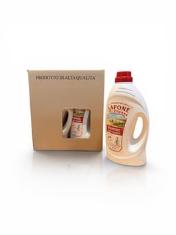 Sapone di Toscana Wasmiddel Fiori Bianchi e Iris - 4x 1.85L - Voor alle type Wasgoed - Italiaanse Luxe Wasmiddel - 160 Wasbeurten — thumbnail 1