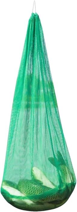 Visnet Zak - Vangnet Tas - Vis Vangen - Duurzaam Nylon - 60x40cm - Groen — thumbnail 1