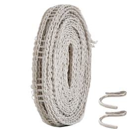 Winddichte Waslijn - Reis Waslijn - Kleding Drogen - Met Haken - 5 Meter - Grijs — thumbnail 1