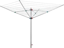 Droogmolen Tuin - Wasrek Buiten - Was Drogen - Extra Lange Randen - 40 meter - Zilver — thumbnail 1