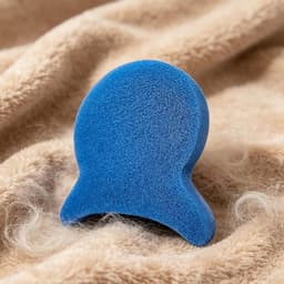 Dierenhaarverwijderaar - Wasroller Pluisjes - Wassen Zonder Haren - Beschermt Textielvezels - 10.5 cm - Blauw — thumbnail 3