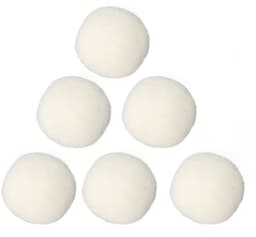 - Wol Droogballen - Verminder Droogtijd - Milieuvriendelijk - 6 Stuks - Verminder Statica - Ideaal voor in de wasmachine - Geschikt voor al... — thumbnail 1