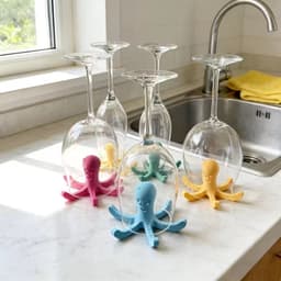 2x Drinkfles Droogrek – Universele Flessen Droogrek met Luchtcirculatie, Ruimtebesparend Flessenrek voor Keuken, Babyflessen en Waterflessen - Wit en Paars — thumbnail 5