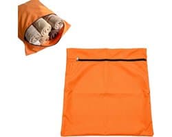 Waszak 65 x 70 cm, huisdierwaszak, waszak, wasmachine voor honden- en kattenhaar, dierenhaarvanger, fijnmazig met - ShopVlot