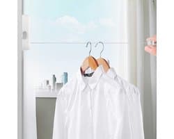Waslijn - Droogrek Waslijn - Kleding Drogen - Ruimtebesparend - 12 meter - Zwart