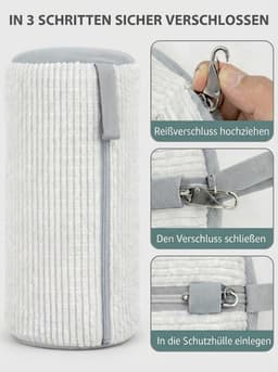 Omgoods - Set van 2 Waszakken voor Schoenen met Vergrendelbare Ritssluiting — thumbnail 5