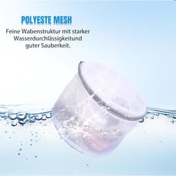 SnelShoppen - 3 Stuks Wasnetten Beha voor Wasmachine, 17 x 15 cm, Duurzame Waszakken voor Ondergoed, Schoenen, Fijne Wasnetjes, Herbruikbaar Polyester — thumbnail 3