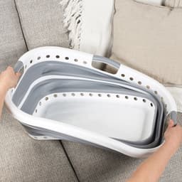 Beldray Opvouwbare Wasmand - 37L | Hip-Hugger | Grijs — thumbnail 3