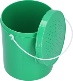 Visemmer met Handvat - Aasdoos - Levend aas bewaren - Ventilatieontwerp - 13x11x10 cm - Groen — thumbnail 4