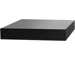 Rubberen Plaat - Bank Blok - Trillingsdemping Apparaten - Goede Schokabsorptie - 300x300mm - Zwart