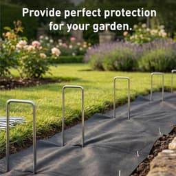 SnelShoppen - Pack van 30 Grondankers, 100 mm Stevige Tentpennen, Galvanized Cramps voor Tuin, Camping, Hek, Vogelbeschermnet, Onkruiddoek, Kippenhek — thumbnail 5