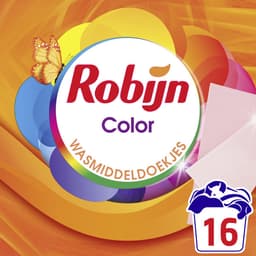 5 x Robijn Classics - Color - Wasmiddeldoekjes - 16 Wasstrips - Kleurbehoud - Wasmiddel - Wasstrips - Wasdoekjes - Wasmiddeldoekjes — thumbnail 5