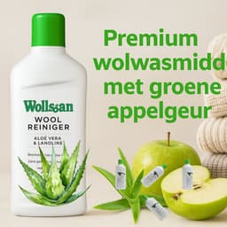 WOLLSAN WASMIDDEL -WASCHPFLEGE CONCENTRAAT MET ALOE VERA, 2 X 1000 ml 100% veilig wolwasmiddel — thumbnail 3