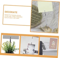 Dubbele Krokodillenklem Clips voor Foto's en Memo's - Wanddecoratie — thumbnail 2