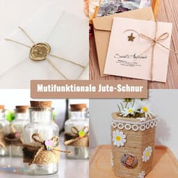 156 Houten Wasknijpers Set met Jute Touw en Spijkers voor Foto Decoratie — thumbnail 3