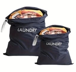 Waszak – Grote Waszakken – Waszak voor Op Reis – Beschermzak voor Wasmachine – Waszak groot – Waszakken voor wasgoed – Opbergtas Wasnet voor Kleding & Ondergoed – Herbruikbaar & Duurzaam – 60x45CM - 2 stuks — thumbnail 1