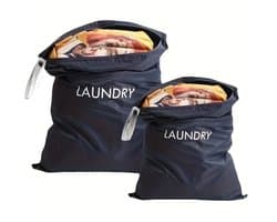 Waszak – Grote Waszakken – Waszak voor Op Reis – Beschermzak voor Wasmachine – Waszak groot – Waszakken voor wasgoed – Opbergtas Wasnet voor Kleding & Ondergoed – Herbruikbaar & Duurzaam – 60x45CM - 2 stuks — afbeelding 1