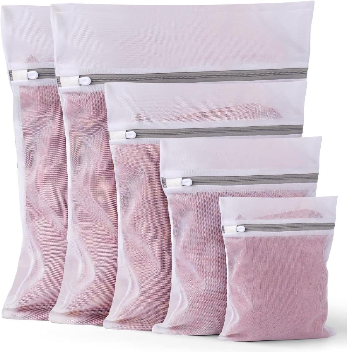 Set van 5 Fijne Waszakken voor delicate kleding, wasmachine en droger — afbeelding 1
