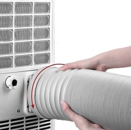 Universele Afvoerslang voor Draagbare Airco - Flexibel en 150 cm Lang (130mm) — thumbnail 3