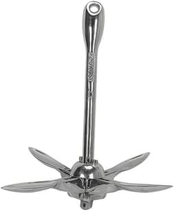 Roestvrijstalen Vouw- en Grapnel Anker - 3.5 lbs — thumbnail 1