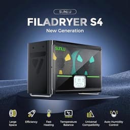 Filamentdroogbox voor 3D-printers met 4 Spoelen, Snelle Verwarming en Vochtigheidsbeheer — thumbnail 4