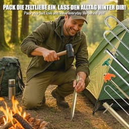 Grondankers van gecoat staal - robuuste haringen voor tuin en camping - 100 stuks — thumbnail 5