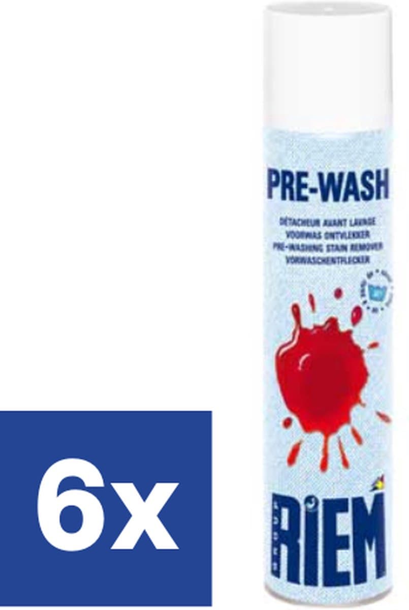 Riem Voorwas Ontvlekker Spray - 6 x 600 ml — afbeelding 1