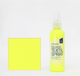 La Pajarita textielspray knutselverf 100ml neon geel textiel. — thumbnail 2