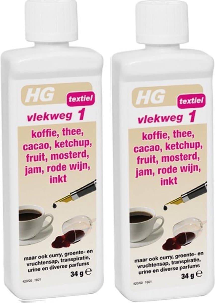 Hg Vlekweg Nr1 Koffie - Thee - Ketchup - Inkt - Rode Wijn | 2 Stuks ! — afbeelding 1