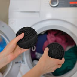 wasbol set van 4 - voor wasmachine - tot 90°C - tot 1000 wasbeurten - zwart — thumbnail 5