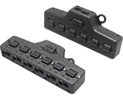 Quick-connect draad splitter voor led verlichting 1 in 6 uit branch terminal connector voor modelbouw TL-106cv