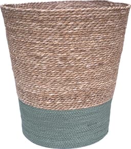 Lavandoux - Wasmand - Zeegras - Naturel/Groen - Ø45 x H50 cm — thumbnail 1