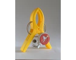 Anti-slipclip - Anti Slip Clip - Geel - Fiets - Fietsclip - Opwaaiende Rokjes - Jurkjes - Fietsclip - Rokjesclip - Poncho's - Slipclip — afbeelding 1